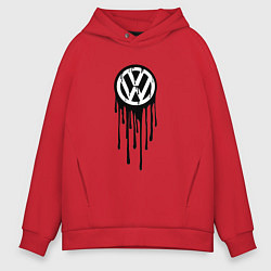 Мужское худи оверсайз Volkswagen - art logo