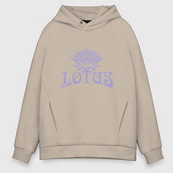 Мужское худи оверсайз Lotus