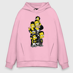 Мужское худи оверсайз Simpsons not dead! Motto
