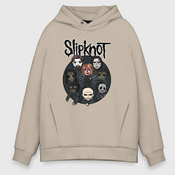 Мужское худи оверсайз Slipknot art fan