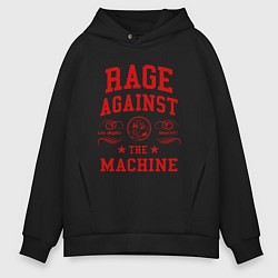 Мужское худи оверсайз Rage Against the Machine красный