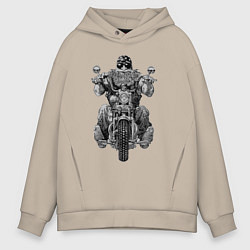 Мужское худи оверсайз Ride biker