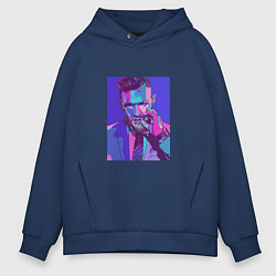 Мужское худи оверсайз Purple Conor