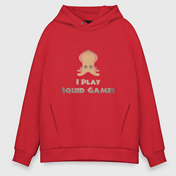 Мужское худи оверсайз I play squid games