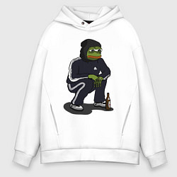 Мужское худи оверсайз Pepe gopnik meme