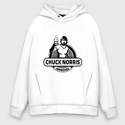 Мужское худи оверсайз Chuck Norris approved