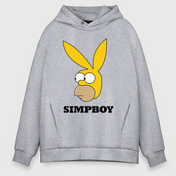 Мужское худи оверсайз Simpboy - rabbit Homer