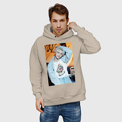 Толстовка оверсайз мужская Felix Circus, цвет: миндальный — фото 2