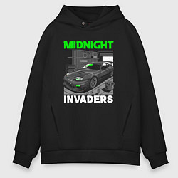 Мужское худи оверсайз Midnight inviders - Toyota Supra