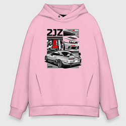 Мужское худи оверсайз Toyota Supra mk4 2JZ