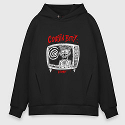 Толстовка оверсайз мужская Cousin betty, цвет: черный
