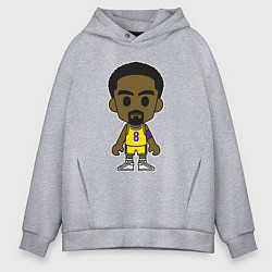 Толстовка оверсайз мужская Little Kobe, цвет: меланж