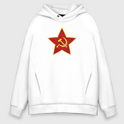 Мужское худи оверсайз СССР звезда