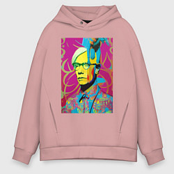 Мужское худи оверсайз Andy Warhol - pop art