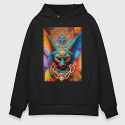 Мужское худи оверсайз The demonic cats gaze