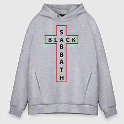 Толстовка оверсайз мужская Black Sabbath, цвет: меланж