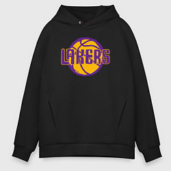 Мужское худи оверсайз Lakers ball