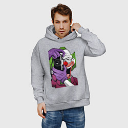 Толстовка оверсайз мужская Krusty photographer, цвет: меланж — фото 2