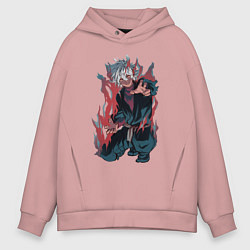 Мужское худи оверсайз Огненный Габимару