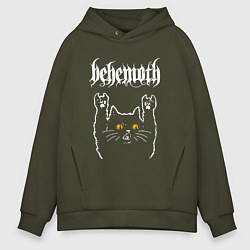 Мужское худи оверсайз Behemoth rock cat