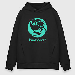 Мужское худи оверсайз Beastcoast logo