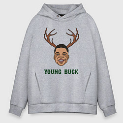 Мужское худи оверсайз Young buck