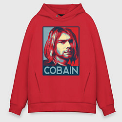 Мужское худи оверсайз Nirvana - Kurt Cobain
