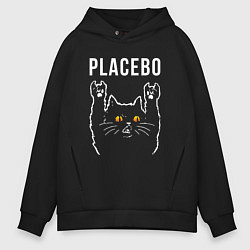 Мужское худи оверсайз Placebo rock cat