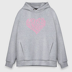 Мужское худи оверсайз Blackpink worldtour bornpink