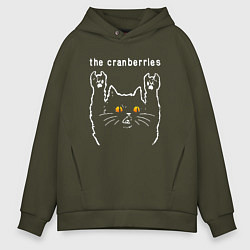 Мужское худи оверсайз The Cranberries rock cat