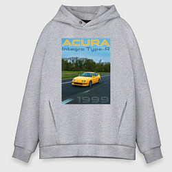 Мужское худи оверсайз Honda Acura Integra Type-R обложка