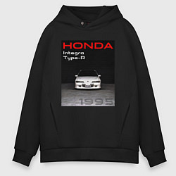 Мужское худи оверсайз Honda Integra Type-R обложка