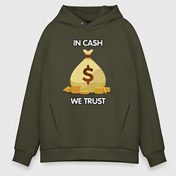 Мужское худи оверсайз In cash we trust