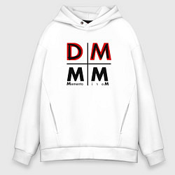 Мужское худи оверсайз Depeche Mode - Memento Mori Logo DM