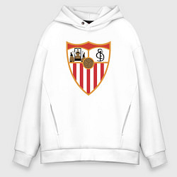 Толстовка оверсайз мужская Sevilla, цвет: белый