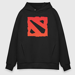 Мужское худи оверсайз Dota 2 логотип