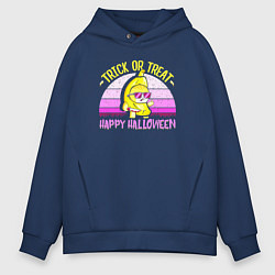 Мужское худи оверсайз Trick or treat happy halloween