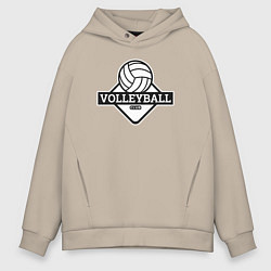 Мужское худи оверсайз Volleyball club