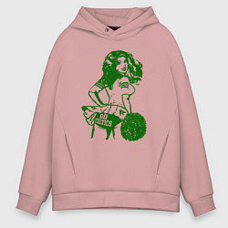 Толстовка оверсайз мужская Go Celtics, цвет: пыльно-розовый