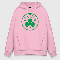 Мужское худи оверсайз Boston Celtics clover