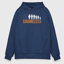 Мужское худи оверсайз Shameless evolution