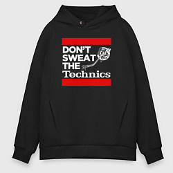Мужское худи оверсайз Dont sweat the Technics