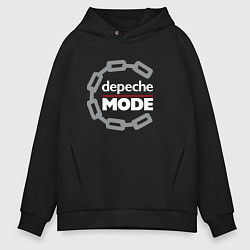 Толстовка оверсайз мужская Depeche Mode - Ring, цвет: черный