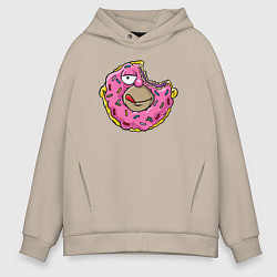 Мужское худи оверсайз Homer donut