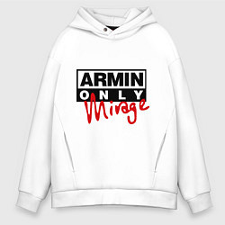 Толстовка оверсайз мужская Armin Only: Mirage, цвет: белый