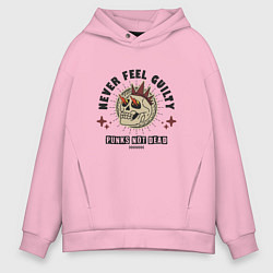 Мужское худи оверсайз Never feel guilty