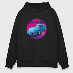 Мужское худи оверсайз Porsche RWB