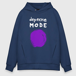 Толстовка оверсайз мужская Depeche Mode - Devotional circle, цвет: тёмно-синий