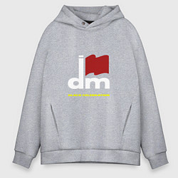 Толстовка оверсайз мужская Depeche Mode - Black celebration tonight, цвет: меланж