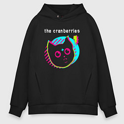 Мужское худи оверсайз The Cranberries rock star cat